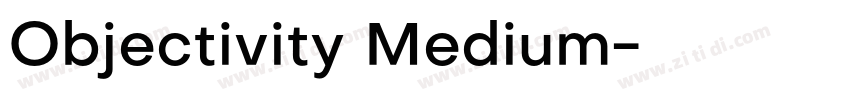 Objectivity Medium字体转换